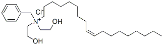 benzylbis(2-hydroxyethyl)oleylammonium chloride  结构式