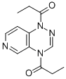 Pyrido(3,4-e)-1,2,4-triazine, 1,4-dihydro-1,4-bis(1-oxopropyl)- 结构式