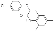 2-(4-chlorophenoxy)-N-mesitylacetamide 结构式