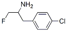 2-amino-1-(4-chlorophenyl)-3-fluoropropane 结构式