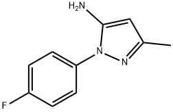 2-(4-氟-苯基)-5-甲基-2H-3-氨基吡唑 结构式