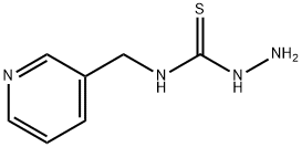4-(3-吡啶甲基)-3-氨基硫脲 结构式