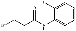 N-(3-Bromopropanoyl)-2-fluoroaniline 结构式