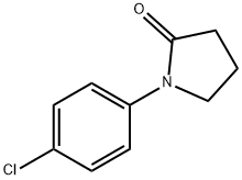 1-(4-氯苯基)-2-吡咯烷酮 结构式