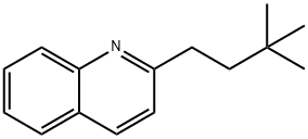 2-(3,3-Dimethylbutyl)quinoline 结构式