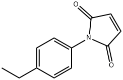 N-(4-乙基苯基)马来酸 结构式