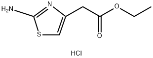 2-氨基-1,3-噻唑-4-乙酸乙酯盐酸盐 结构式
