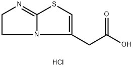 2-{5H,6H-咪唑并[2,1-B][1,3]噻唑-3-基}醋酸盐酸盐 结构式