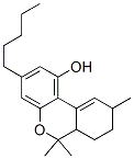 6a,7,8,9-Tetrahydro-6,6,9-trimethyl-3-pentyl-6H-dibenzo[b,d]pyran-1-ol 结构式