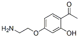 Ethanone, 1-[4-(2-aminoethoxy)-2-hydroxyphenyl]- (9CI) 结构式