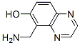 6-Quinoxalinol,  5-(aminomethyl)- 结构式