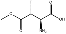 L-Aspartic acid, 3-fluoro-, 4-methyl ester (9CI) 结构式