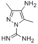 1H-Pyrazole-1-carboximidamide,4-amino-3,5-dimethyl- 结构式