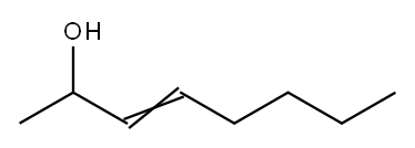 3-辛烯-2-醇 结构式