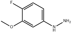 Hydrazine, (4-fluoro-3-methoxyphenyl)- (9CI) 结构式