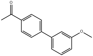 1-(3'-甲氧基-[1,1'-联苯]-4-基)乙烷-1-酮 结构式