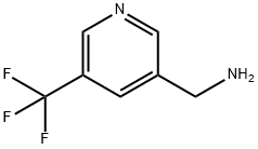 5-三氟甲基吡啶-3-甲胺 结构式