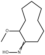 Cyclononanone, 2-methoxy-, oxime (9CI) 结构式