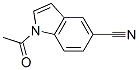 1H-Indole-5-carbonitrile,  1-acetyl- 结构式