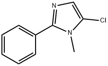 5-氯-1-甲基-2-苯基-1H-咪唑 结构式