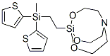 1-[2-[Methyldi(2-thienyl)silyl]ethyl]-2,8,9-trioxa-5-aza-1-silabicyclo[3.3.3]undecane 结构式