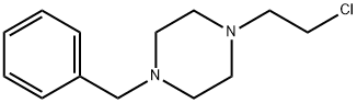 1-BENZYL-4-(2-CHLOROETHYL)PIPERAZINE 结构式