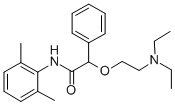 O-(2-diethylaminoethyl)-2',6'-mandeloxylidide 结构式