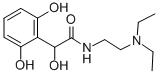 N-(2-diethylaminoethyl)-2',6'-mandeloxylidide 结构式