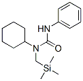 N-Cyclohexyl-N'-phenyl-N-(trimethylsilylmethyl)urea 结构式