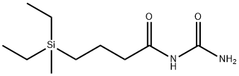 N-(Aminocarbonyl)-4-(diethylmethylsilyl)butanamide 结构式