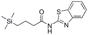 N-(Benzothiazol-2-yl)-4-trimethylsilylbutanamide 结构式