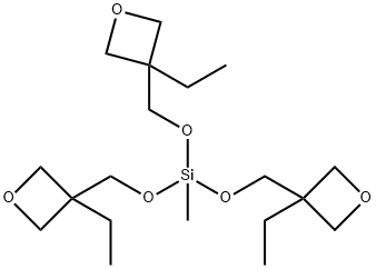 tris[(3-ethyloxetan-3-yl)methoxy]methylsilane  结构式