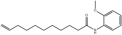 o-Methoxyphenylundecylenanilide 结构式