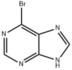 6-溴嘌呤 结构式