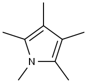 1,2,3,4,5-pentamethyl-1H-pyrrole 结构式