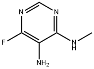 Pyrimidine, 5-amino-4-fluoro-6-(methylamino)- (7CI,8CI) 结构式