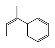 trans-2-Phenyl-2-butene 结构式