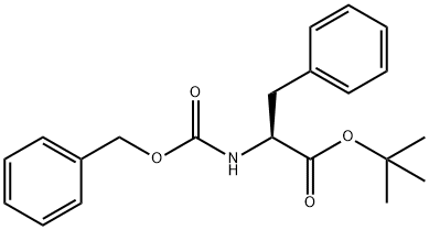 Z-苯丙氨酸叔丁醇酯 结构式