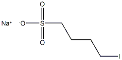 SODIUM 4-IODOBUTANE-1-SULFONATE 结构式