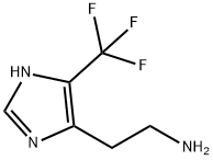 1H-Imidazole-4-ethanamine,  5-(trifluoromethyl)- 结构式