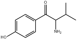 1-Butanone,  2-amino-1-(4-hydroxyphenyl)-3-methyl- 结构式