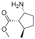 Cyclopentanecarboxylic acid, 2-amino-5-methyl-, methyl ester, (1alpha,2alpha,5beta)- 结构式