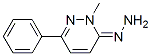 3(2H)-Pyridazinone,2-methyl-6-phenyl-,hydrazone(9CI) 结构式