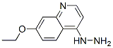 Quinoline, 7-ethoxy-4-hydrazino- (9CI) 结构式