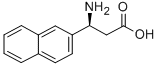 (S)-3-胺基-3(2-萘酚基)丙酸 结构式