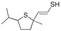 Ethenethiol, 2-[tetrahydro-2-methyl-5-(1-methylethyl)-2-thienyl]- (9CI) 结构式