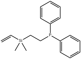 乙烯基(二苯基膦基乙基)二甲基硅烷 结构式
