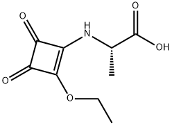 L-Alanine, N-(2-ethoxy-3,4-dioxo-1-cyclobuten-1-yl)- (9CI) 结构式