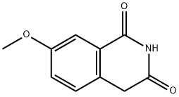 7-甲氧基-1,3(2H,4H)-异喹啉二酮 结构式