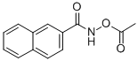 2-Naphthohydroxamic acid, O-acetate ester 结构式